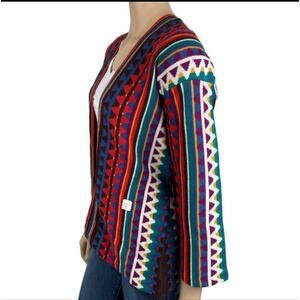 Wintuk Orlon Acrylic NWT Vintage Multicolored Cardigan